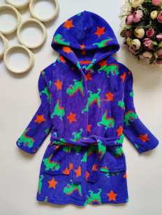 4,5 років, зріст 104,110 Халат у динозаврах