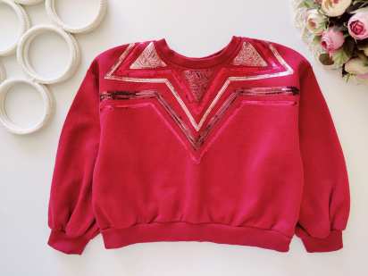 6,7 лет, рост 116,122 Свитшот на флисе