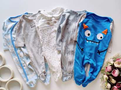 0-3 міс, Набір трикотажних чоловічків