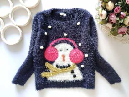 5 лет, рост 110 Свитер новогодний