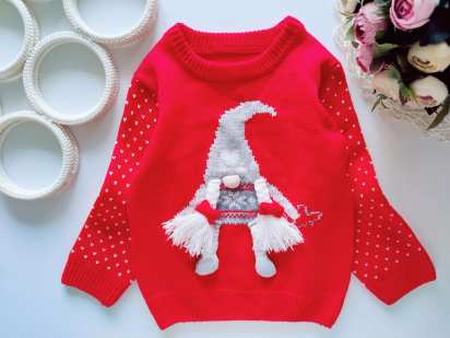 18,24 мес, рост 86,92 Свитер для девочки