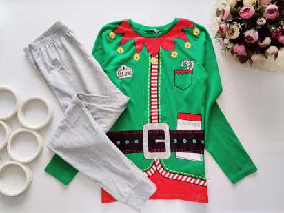 11,12 років, зріст 146,152 Новорічна набірна піжама