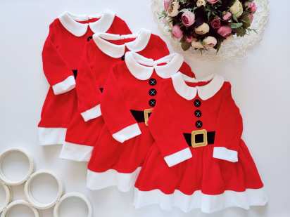 3,6 міс Нова новорічна велюрова сукня
