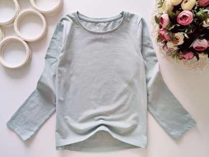 6,7 лет, рост 116,122 Новый мятный реглан