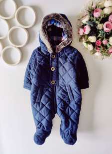 0-3 мес, Демисезонный комбинезон на флисе