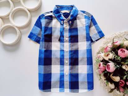 2,3 роки, зріст 92,98 Нова бавовняна сорочка в клітку