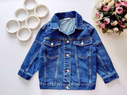 6,7 років, зріст 116,122 Крута джинсівка оверсайз