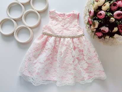 18 мес, рост 86 Красивое нежное наряное детское платье