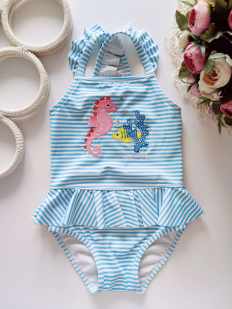 18,24 мес, рост 86,92 Купальний морской конек