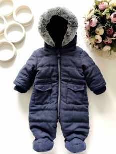 Теплый комбинезон для новорожденного