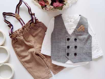 6,9 міс, зріст 68,74 Ошатний дитячий костюм