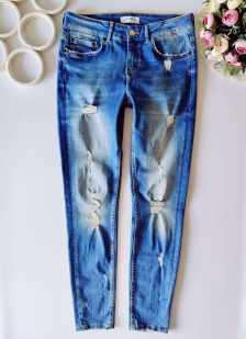 38\6\28 Жіночі рвані джинси стрейч