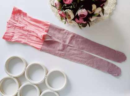 12,18 мес, рост 86 Новые блестящие розовые колготы