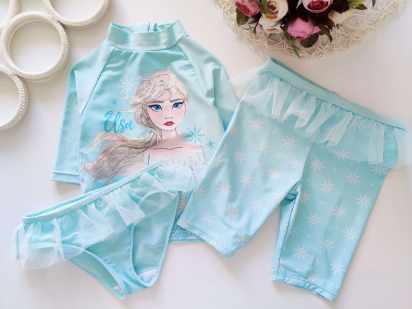 3,4 года, рост 98,104 Купальный костюм Frozen