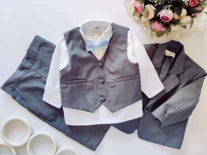 9,12 міс, зріст 74,80 Дитячий ошатний брючний костюм