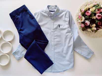 9,10 років, зріст 134,140 Сорочка зі штанами