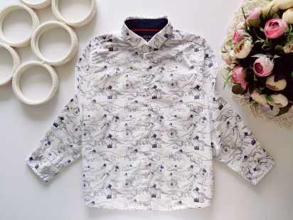 4 роки, зріст 104 Сорочка в динозаврах