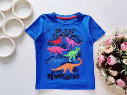 2,3 роки, зріст 92,98 Футболка з динозвурами