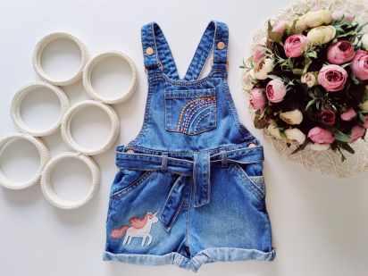 2,3 роки, зріст 98 Джинсовий коібінезон з поні