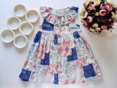 4,5 лет, рост 110 Легкое хлопковое платье