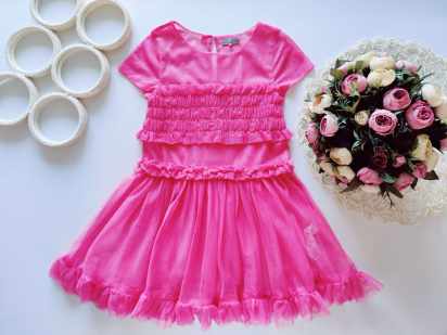 4 года, рост 104 Прозрачное детское платье