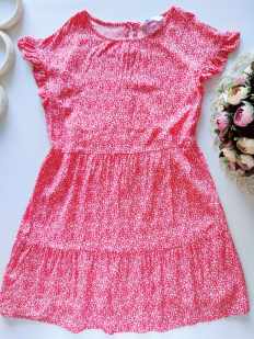 9,10 лет, рост 140 Легкое платье с вискозы