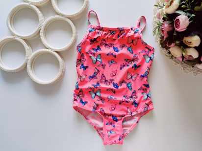 2,3 года, рост 98 Купальник в бабочках