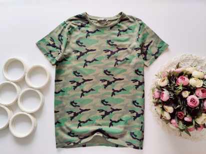 12,13 років, зріст 152,158 Футболка камуфляжна