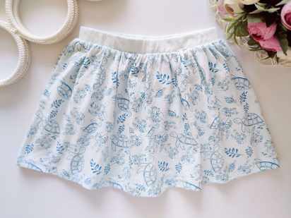 12,18 міс, зріст 86 Спідниця в черепашках