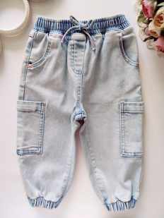 12,18 мес, рост 80,86 Свободные джинсы супер стретч