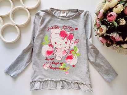 6,7 лет, рост 122 Лонгслив Hello Kitty