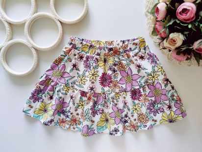 5 лет, рост 110 Трикотажная детская юбка