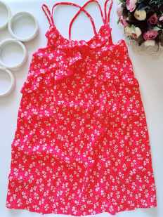 11 лет, рост 146 Красный сарафан