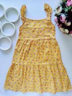 5,6 лет, рост 116 Легкий хлопковій сарафан (№1)