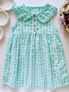 4,5 лет, рост 110 Мятный сарафан