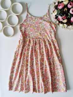 10,11 лет, рост 140,146 Цветочный сарафан