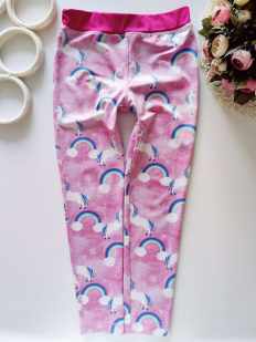 8,9 лет, рост 128,134 Лосины с единорогами