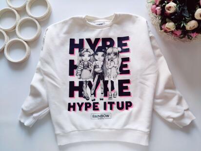 11,12 лет, рост 152 Модный свитшот на флисе