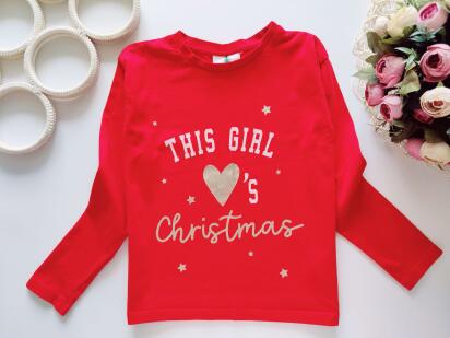 6,7 лет, рост 116,122 Лонгслив с сердечком