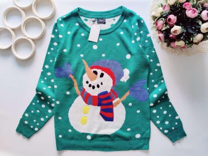 36\38 S 42\44 Новий новорічний светр сніговик