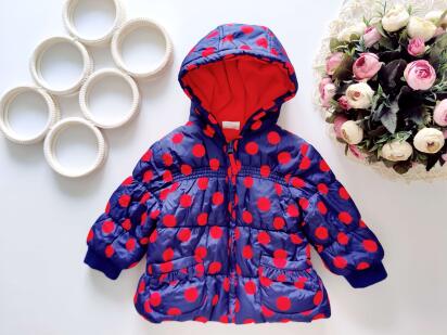 6,9 мес, Теплая курточка на синтепоне, внутри флис