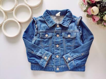 1,5,2 года, рост 92 Джинсовка на кнопках
