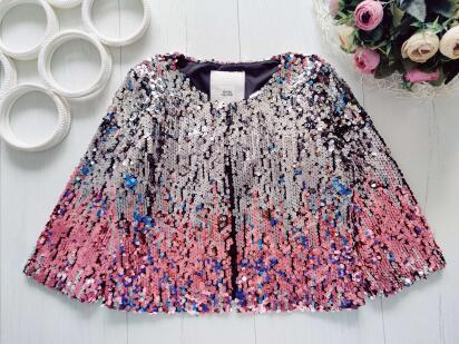 9,10 лет, рост 140 Кардиган нарядный в пайетках