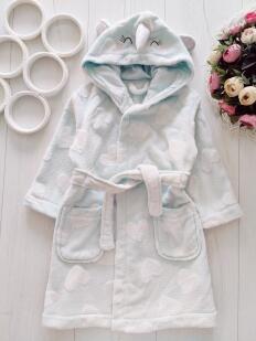 3,4 роки, зріст 98,104 Халат з єдинорогом