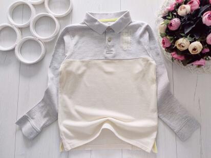 9 років, зріст 134 Поло з довгим рукавом