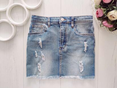 12,13 років, зріст 152,158 Стретчева джинсова спідниця