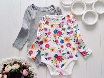 2-4 года, рост 98-104 Набор боди с длинными рукавами