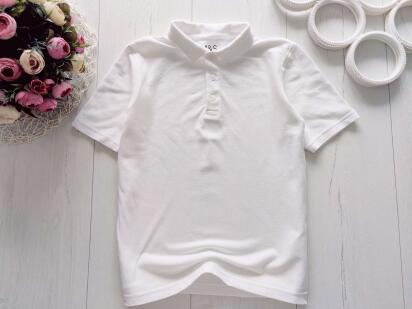 7,8 років, зріст 128 Біле поло