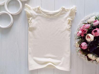 4,5 років, зріст 110 Жовта майка з рюшами