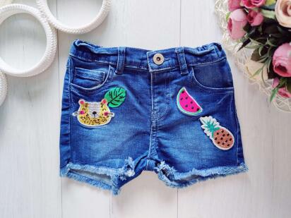 2,3 роки, зріст 98 Стретчеві джинсові шорти